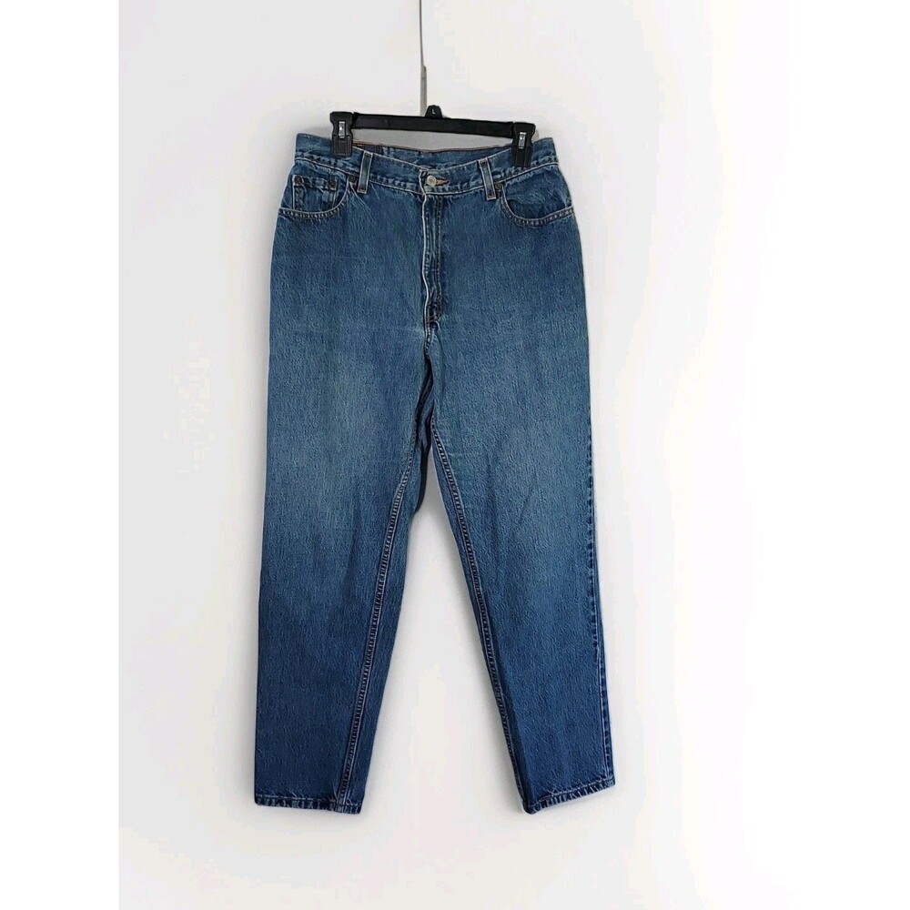 Levi's Women’s 550 Relaxed Fit Blue Jeans Size 14 Hi Rise Straight Leg